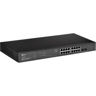 Коммутатор TP-Link SG2218P JetStream 18-портовый Gigabit Smart, 16 &times; PoE+ (150 Вт) + 2 &times; SFP (SG2218P)