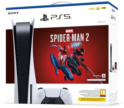 Игровая консоль PlayStation 5 Ultra HD Blu-ray (Marvel's Spider-Man 2)