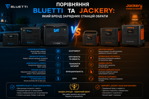 Порівняння Bluetti та Jackery: який бренд зарядних станцій обрати фото