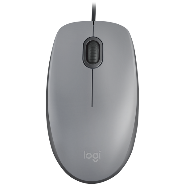 Мышка Logitech M110 Silent USB Mid Gray (910-006760)
