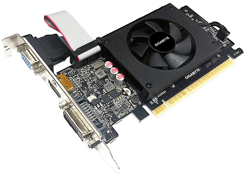 Видеокарта Gigabyte GeForce GT710 2GB GDDR5 64bit low profile (GV-N710D5-2GIL)