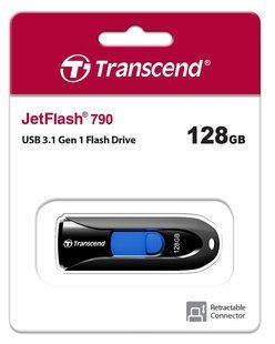 Накопичувач USB 3.0 Transcend JetFlash 790 128GB (TS128GJF790K)
