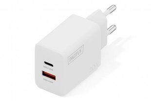 Зарядний пристрій DIGITUS 20 Вт, USB-C і USB-A, білий (DA-10300)