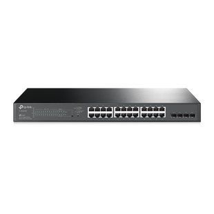 Коммутатор TP-Link SG2428P JetStream 28-портовый Gigabit Smart, 24 &times; PoE+ (250 Вт) + 4 &times; SFP (SG2428P)