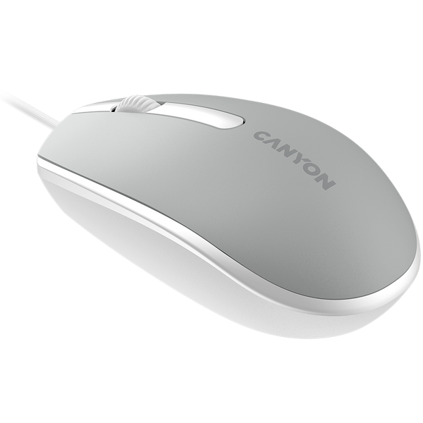 Мишка CANYON M-10 Темно-сірий (CNE-CMS10DG)