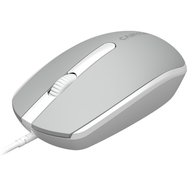 Мишка CANYON M-10 Темно-сірий (CNE-CMS10DG)