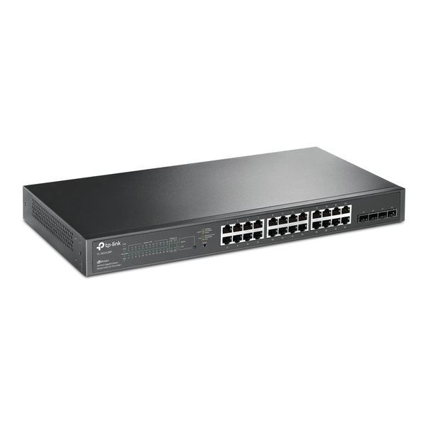 Комутатор TP-Link SG2428P JetStream 28-портовий Gigabit Smart, 24 &times; PoE+ (250 Вт) + 4 &times; SFP (SG2428P)