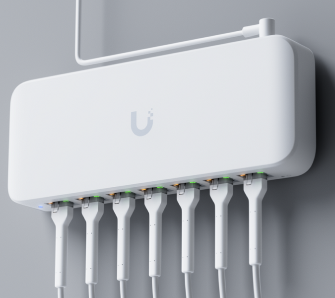 Коммутатор Ubiquiti UniFi USW-Ultra-210W 8&times;GbE, 7&times;PoE+ 202 Вт, L2 (USW-ULTRA-210W-EU)