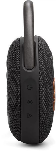 Портативна колонка JBL Clip 5 чорна (JBLCLIP5BLK), Чорний