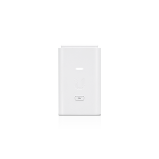 PoE-адаптер Ubiquiti 24 В 0,5 А Gigabit, белый, вилка EU (POE-24-12W-G-WH-EU)