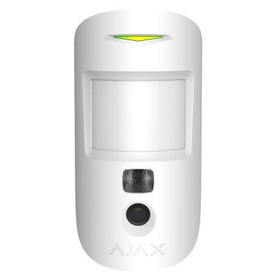 Датчик движения с камерой Ajax MotionCam, PhOD, беспроводной, Jeweller, Белый (000027929)