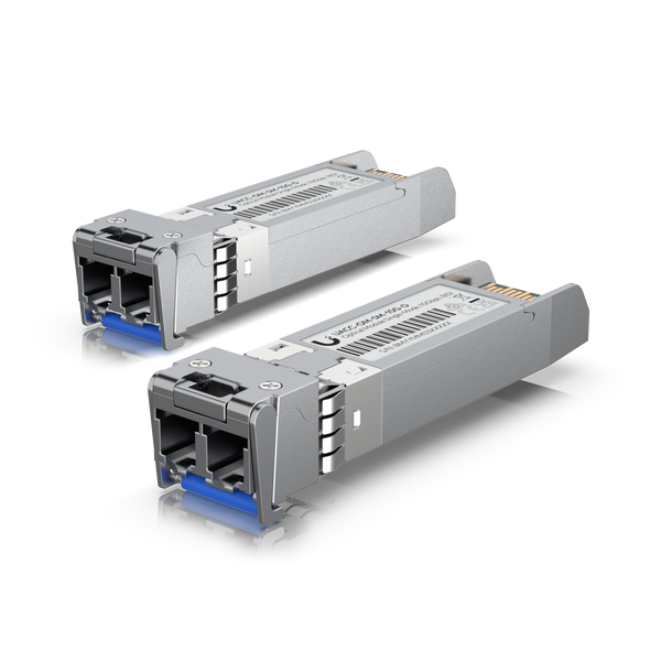 Одномодовые модули Ubiquiti U Fiber UACC-OM-SM-10G-D-2 SFP+ 10G дуплекс LC, 10 км, 2 шт. (UACC-OM-SM-10G-D-2)