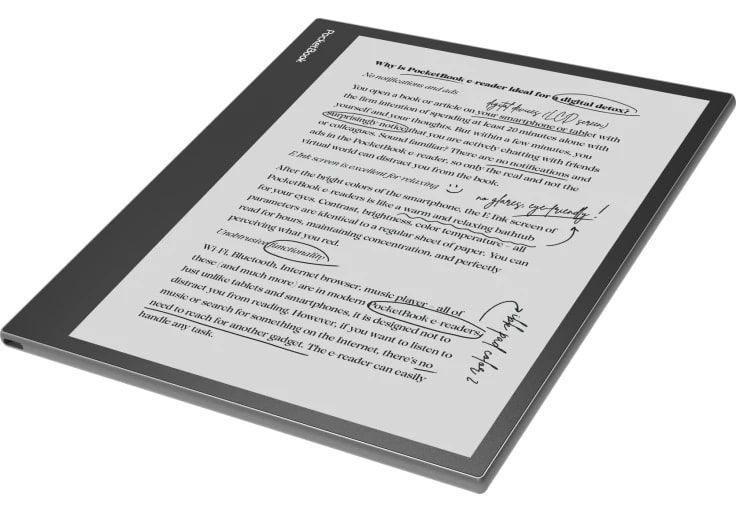 Електронна книга PocketBook 1042 InkPad Eo Mist Grey (PB1042-M-CIS)