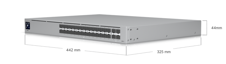 Агрегационный коммутатор Ubiquiti UniFi Switch Pro Aggregation 28&times;10G SFP+, 4&times;25G SFP28 L3 (USW-PRO-AGGREGATION-EU)