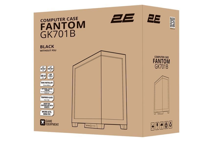Корпус 2E Gaming Fantom GK701B (2E-GK701B)