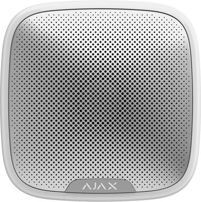 Бездротова зовнішня сирена Ajax StreetSiren White (000001159) - Suricom
