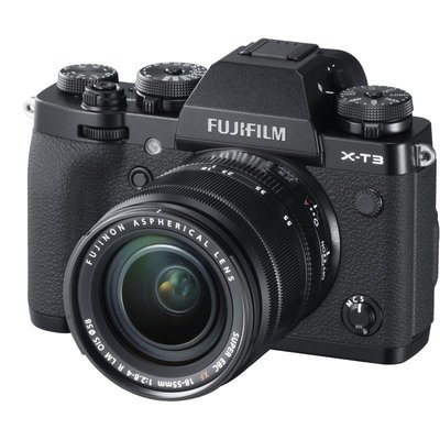 Фотоапарат Fujifilm X-T3 + XF 18-55mm F2.8-4.0 Kit Black (без спалаху та зарядного пристрою) (16755683)