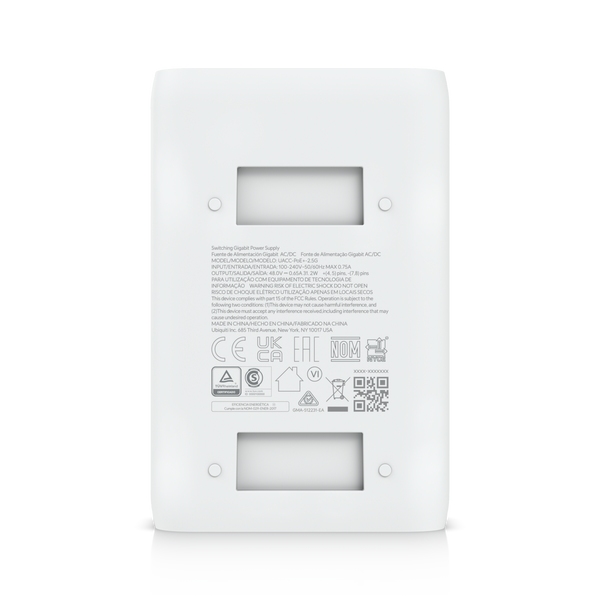 Адаптер PoE+ Ubiquiti UACC-PoE+-2.5G 30 Вт з мультигігабітним LAN для UniFi (UACC-POEPLUS-2.5G-EU)