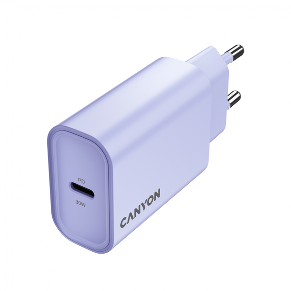 Зарядний пристрій CANYON OnCharge 30CL Лавандовий (CNE-CHA30CLPU)