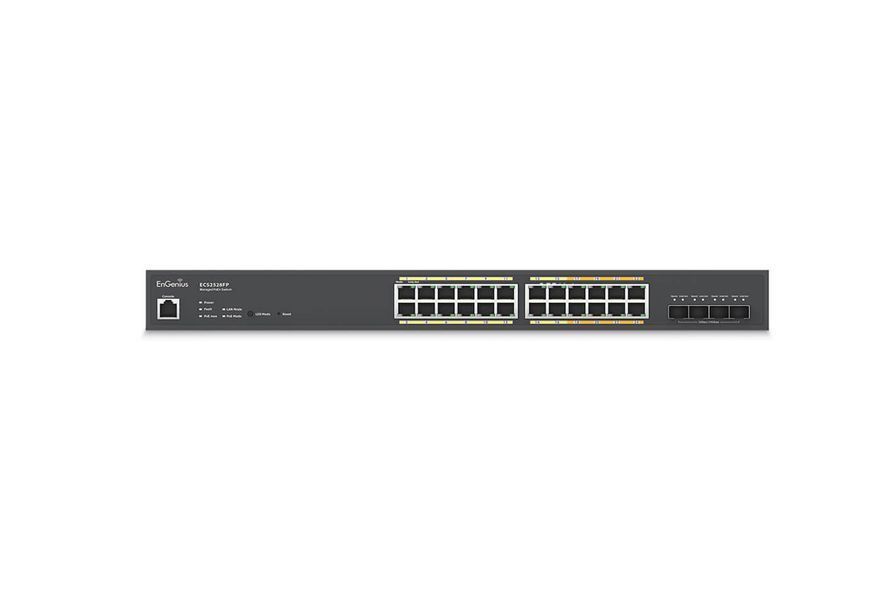 Керований PoE-комутатор EnGenius ECS1552FP 48 портів Gigabit PoE+ 740 Вт, 4 SFP+, L2+ (ECS1552FP)