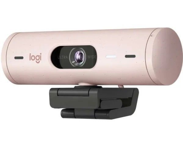 Вебкамера Logitech Brio 500 Rose (L960-001421), Рожевий