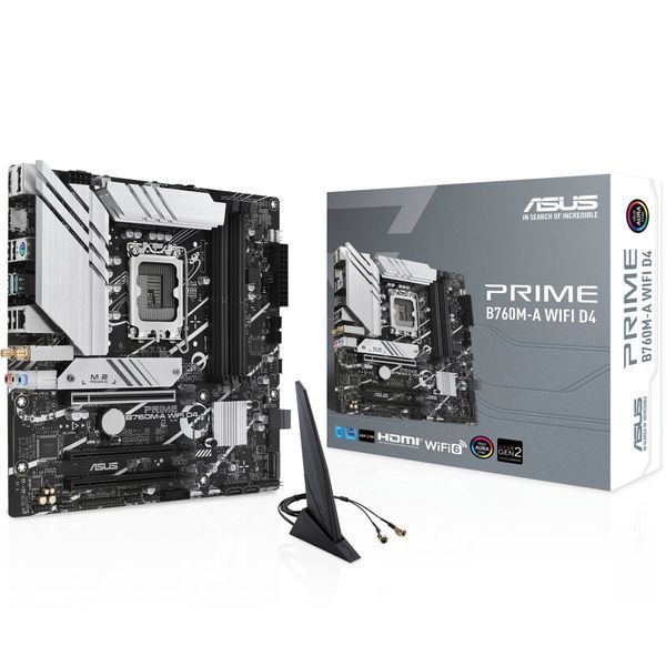 Материнська плата ASUS PRIME B760M-A WIFI D4 (90MB1CX0-M1EAY0)