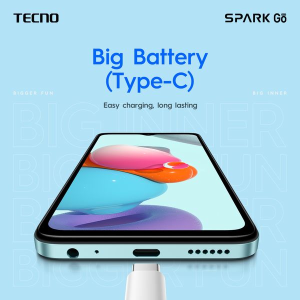 Мобільний телефон Tecno Spark Go 2023 (BF7) 4/64GB 2SIM Endless Black (4895180793011)