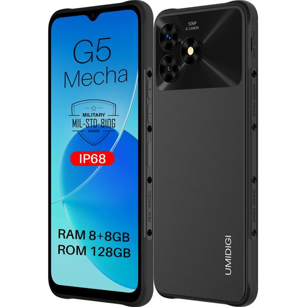 Мобільний телефон UMIDIGI G5 Mecha (RP08) 8/128Gb Black