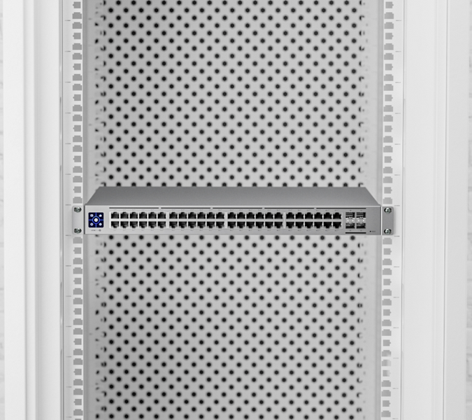 Комутатор Ubiquiti UniFi Switch Pro 48 PoE 48&times;1GbE PoE+/PoE++ 600 Вт 4&times;SFP+ 10G L3 (USW-PRO-48-POE-EU)