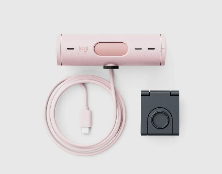 Вебкамера Logitech Brio 500 Rose (L960-001421), Рожевий