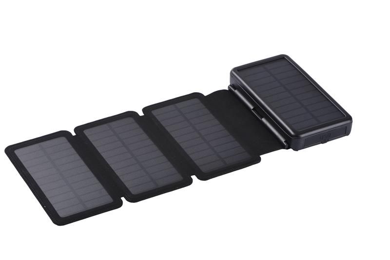 Зовнішній акумулятор Power Bank 2E Solar 20000 mAh (2E-PB2013-BLACK) - Suricom