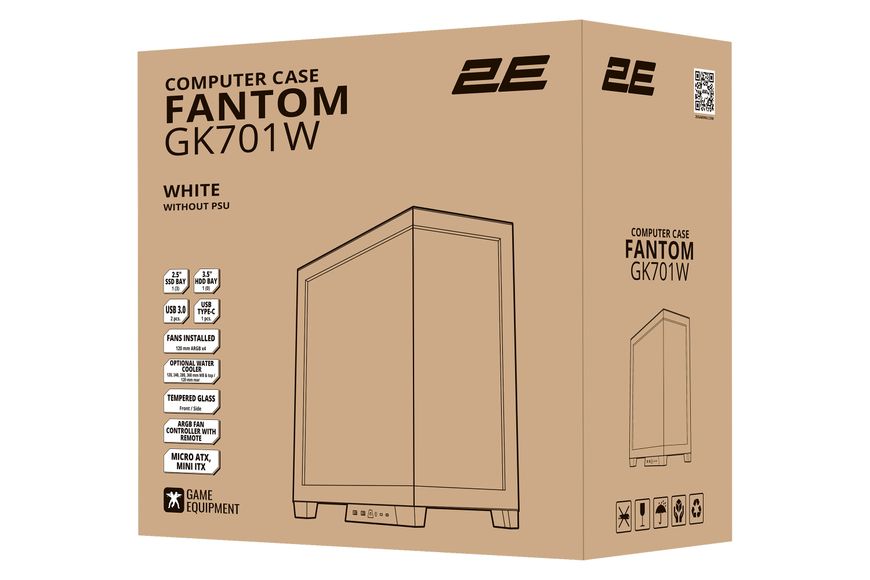 Корпус 2E Gaming Fantom GK701W (2E-GK701W)
