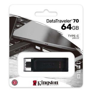 Накопичувач USB-C 3.2 Kingston DT70 64GB (DT70/64GB)