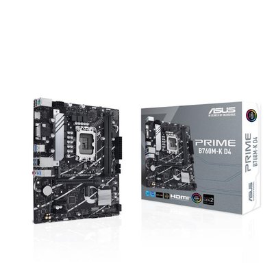 Материнcька плата ASUS PRIME B760M-K D4 s1700 B760 2xDDR4 M.2 HDMI D-Sub mATX