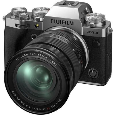Фотоапарат Fujifilm X-T4 + XF 16-80 F4 Kit Silver (16651277)