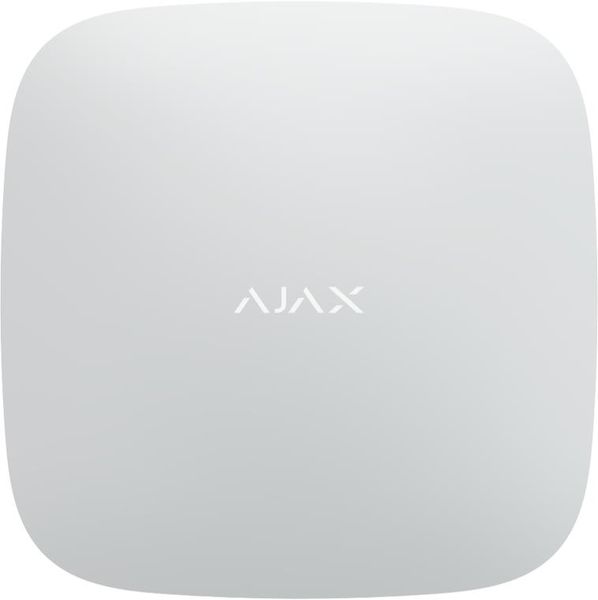Інтелектуальний центр системи безпеки Ajax Hub Plus, білий