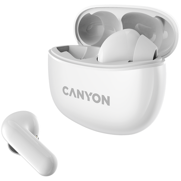 TWS-навушники CANYON TWS-5 Білий (CNS-TWS5W), Білий