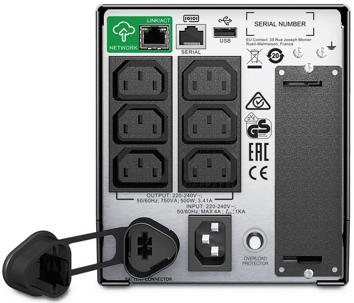 Источник бесперебойного питания APC Smart-UPS (SMT750IC)