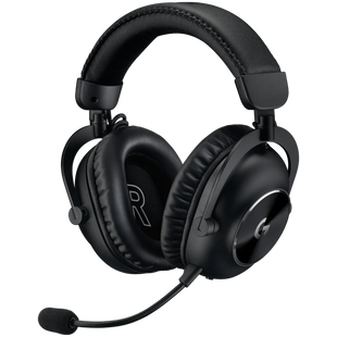 Гарнітура Logitech G Pro X2 Lightspeed Blue Mic Black (L981-001263), Чорний