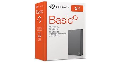 Жорсткий диск Seagate Basic 5TB STJL5000400 2.5 USB 3.0 External Gray
