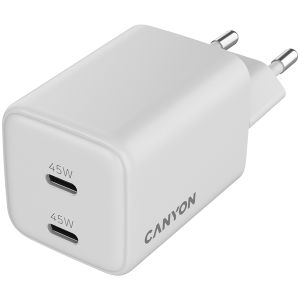 Зарядное устройство CANYON CU45CC Белый (CNS-CUW45CC)