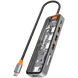 USB-хаб CANYON DS-13 Темно-сірий (CNS-TDS13) CNS-TDS13 фото