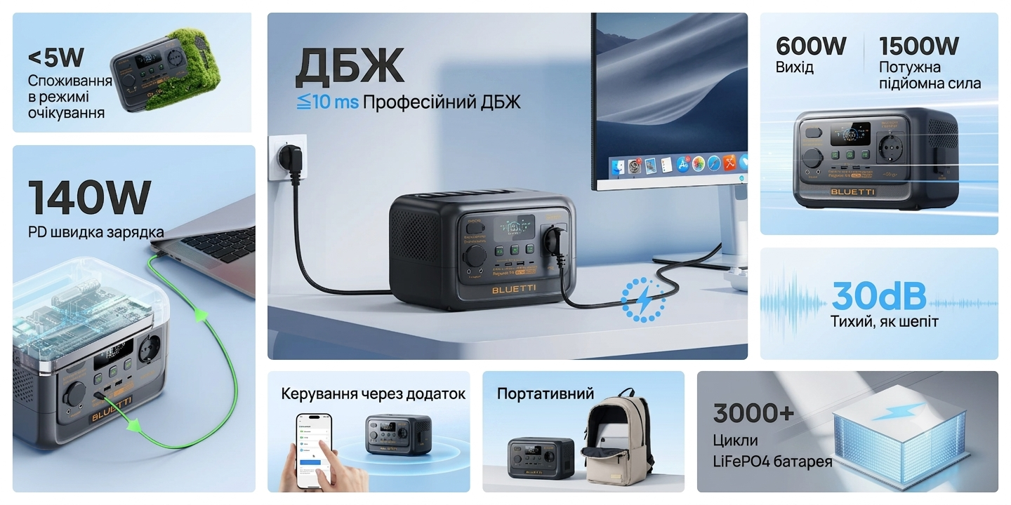 Характеристики та переваги Bluetti Premium 30 V2